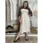 Cardigan pletený dlouhý rukáv dámský ANDY (XS/S/M/L/XL ONE SIZE) ITALSKÁ MÓDA IMD22899/DUR S/M/L tmavě hnědá