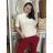 Sveter úpletový s rolákom krátky rukáv dámsky BEREMIKA  (S/M/L ONE SIZE) IMWDF252703/DR hnědá S/M/L