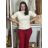 Sveter úpletový s rolákom krátky rukáv dámsky BEREMIKA  (S/M/L ONE SIZE) IMWDF252703/DR hnědá S/M/L