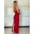 Šaty dlouhé elegantní letní carmen přes prsa dámské (XS/S/M ONE SIZE) ITALSKÁ MÓDA IMM25M34075/DU -   Černá -   S/M