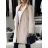 Kabát zimný chlpatý dlhý rukáv dámsky (S/M/L ONE SIZE) TALIANSKA MÓDA IMD25154