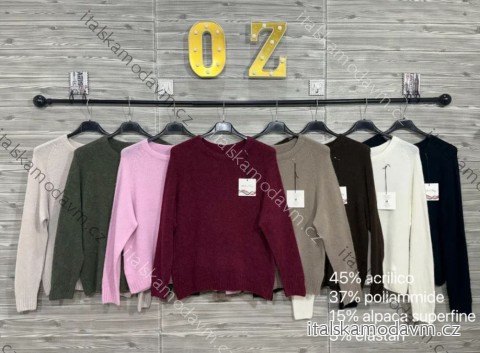 Svetr slabý dlouhý rukáv dámský (S/M/L ONE SIZE) IMPOZ258005