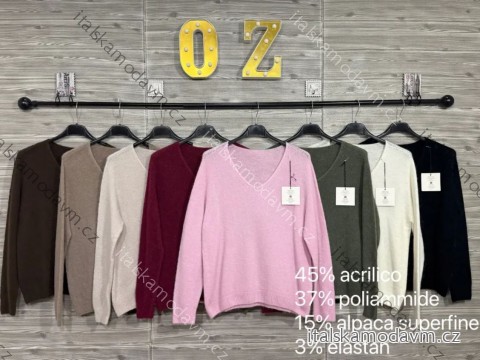 Svetr slabý dlouhý rukáv dámský (S/M/L ONE SIZE) IMPOZ258024