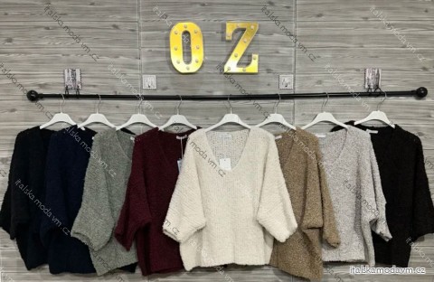 Svetr teplý dlouhý rukáv dámský (S/M/L ONE SIZE) IMPOZ25YNK-85130