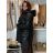 Bunda jesenná s kapucňou na zips dlhý rukáv dámska nadrozmer ANNA (3XL - 7XL) SWEST IMWSW25C20B8505-1/DU 7XL čierna