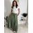 Sukně dlouhá dámská (S/M/L ONE SIZE) ITALSKá MODA IM3250001/DU černá S/M/L