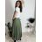 Sukně dlouhá dámská (S/M/L ONE SIZE) ITALSKá MODA IM3250001/DU černá S/M/L