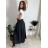 Sukňa dlhá dámska TINA (S/M/L ONE SIZE) TALIANSKA MóDA IMSM25TINA/DUR černá S/M/L