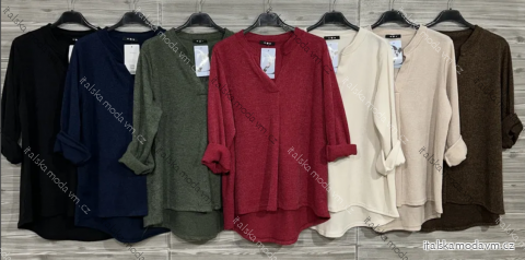 Tunika 3/4 dlhý rukáv dámska (S/M/L ONE SIZE) TALIANSKA MÓDA IMPOZ25JSD-13222