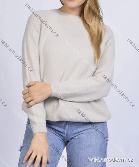 Svetr teplý dlouhý rukáv dámský (S/M/L ONE SIZE) IMPOZWX-8005