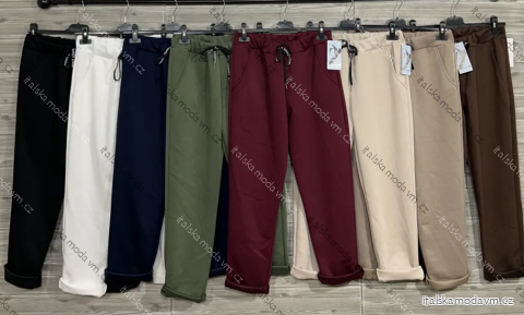 Kalhoty dlouhé dámské (S/M/L ONE SIZE) ITALSKÁ MÓDA IMPOZ25SM-3216