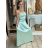 Šaty dlouhé elegantní na ramínka dámské (S/M ONE SIZE) ITALSKá MODA IM323013