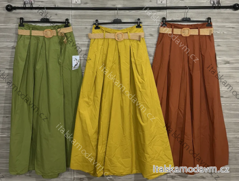 Sukně dlouhá s páskem dámská (S/M/L ONE SIZE) IMPOZ25AM-25266/4683