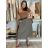 Sukně s páskem manžestrová dámská ERIKA (S/M/L ONE SIZE) ITALSKá MóDA IMSM251149/DU S/M/L zelená khaki