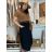 Sukně s páskem manžestrová dámská ERIKA (S/M/L ONE SIZE) ITALSKá MóDA IMSM251149/DU S/M/L zelená khaki