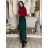 Kalhoty elegantní s páskem dámské LOLA (S/M/L ONE SIZE) ITALSKá MóDA IMSM251150/DU
