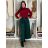 Kalhoty elegantní s páskem dámské LOLA (S/M/L ONE SIZE) ITALSKá MóDA IMSM251150/DU