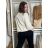 Cardigan krátký na knoflík dlouhý rukáv dámský MERYL (S/M/L ONE SIZE) ITALSKÁ MÓDA IMWGB251111/DU S/M/L sv. béžová