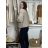 Cardigan krátký na knoflík dlouhý rukáv dámský MERYL (S/M/L ONE SIZE) ITALSKÁ MÓDA IMWGB251111/DU S/M/L sv. béžová