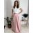 Sukně dlouhá dámská (XS/S/M ONE SIZE) ITALSKÁ MÓDA IMWB251269 bílá XS/S/M