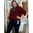 Cardigan krátký na knoflík dlouhý rukáv dámský MERYL (S/M/L ONE SIZE) ITALSKÁ MÓDA IMWGB251111