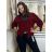 Cardigan krátký na knoflík dlouhý rukáv dámský MERYL (S/M/L ONE SIZE) ITALSKÁ MÓDA IMWGB251111