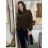 Cardigan krátký na knoflík dlouhý rukáv dámský MERYL (S/M/L ONE SIZE) ITALSKÁ MÓDA IMWGB251111