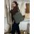 Cardigan krátký na knoflík dlouhý rukáv dámský MERYL (S/M/L ONE SIZE) ITALSKÁ MÓDA IMWGB251111