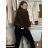Cardigan krátký na knoflík dlouhý rukáv dámský MERYL (S/M/L ONE SIZE) ITALSKÁ MÓDA IMWGB251111