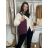 Cardigan krátký na knoflík dlouhý rukáv dámský MERYL (S/M/L ONE SIZE) ITALSKÁ MÓDA IMWGB251111