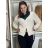 Cardigan krátký na knoflík dlouhý rukáv dámský MERYL (S/M/L ONE SIZE) ITALSKÁ MÓDA IMWGB251111