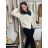Cardigan krátký na knoflík dlouhý rukáv dámský MERYL (S/M/L ONE SIZE) ITALSKÁ MÓDA IMWGB251111