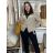 Cardigan krátký na knoflík dlouhý rukáv dámský MERYL (S/M/L ONE SIZE) ITALSKÁ MÓDA IMWGB251111