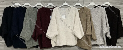 Svetr slabý dlouhý rukáv dámský (S/M/L ONE SIZE) IMPOZ25YNK-85130