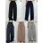 Kalhoty dlouhé s páskem dámské (S/M/L ONE SIZE) ITALSKÁ MÓDA IMM25M12825