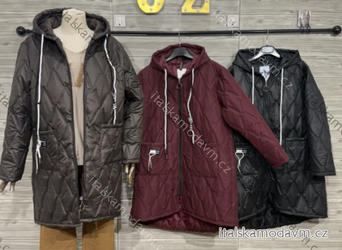 Kabát s kapucí dlouhý rukáv dámský (S/M/L ONE SIZE) IMPOZ25SM-3288