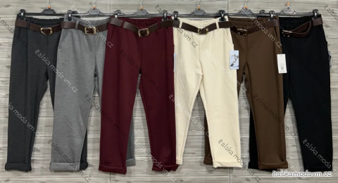 Kalhoty dlouhé s páskem dámské (S/M/L ONE SIZE) IMPOZ253009