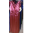 Šaty dlouhé elegantní na ramínka dámské AMANDA (S/M/L ONE SIZE) ITALSKá MODA IM323022/DUR S/M/L růžová světlá