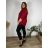 Tunika košilová dlouhý rukáv dámská nadrozměr (XL/2XL ONE SIZE) ITALSKÁ MÓDA IMD221065/DU tm. modrá