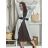 Cardigan pletený dlouhý rukáv dámský ANDY (XS/S/M/L/XL ONE SIZE) ITALSKÁ MÓDA IMD22899