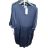 Šaty volnočasové dlouhý rukáv dámské (S/M/L ONE SIZE) ITALSKÁ MÓDA IMSM250201