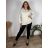 Bunda podzimní s kapucňou dlhý rukáv dámska nadrozmer EVELINA (50/52/54 ONE SIZE) TALIANSKA MÓDA IMSM251133