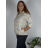 Bunda podzimní s kapucňou dlhý rukáv dámska nadrozmer ERIKA (46/48/50 ONE SIZE) TALIANSKA MÓDA IMSM251134