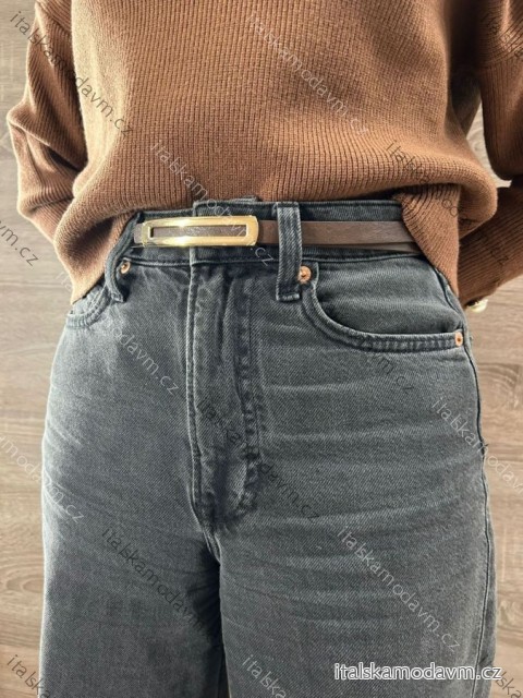 Pásek dámský (ONE SIZE) ITALSKÁ MÓDA IMWS250001/DUR hnědá ONE SIZE