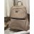 Batoh dámsky (ONE SIZE) TESSRA KABELKY TSR23D5651/DUR ONE SIZE čierna