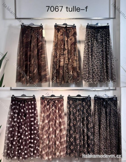 Sukně dlouhá dámská (XS/S/M ONE SIZE) ITALSKÁ MÓDA IMM25M7067