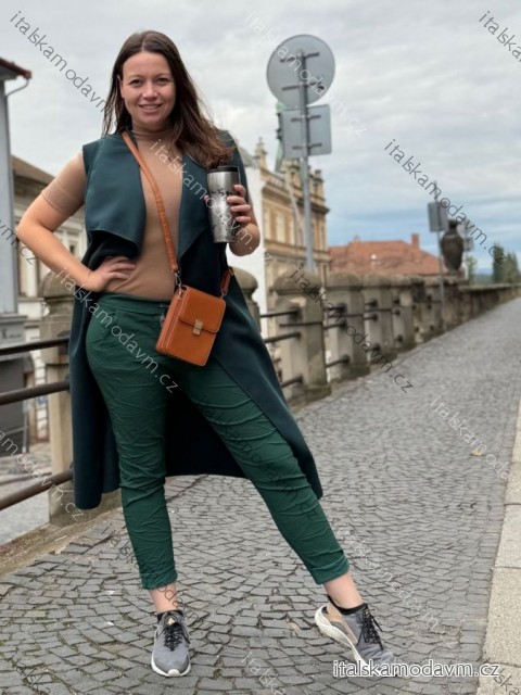 Svetr úpletový krátký rukáv dámský KEYSY (S/M/L ONE SIZE) IMWDF252704/DU S/M/L hnědá