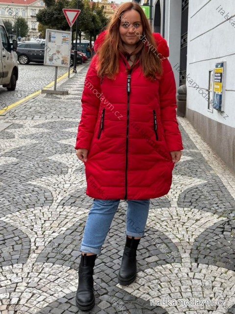 Kabát zimní nadrozměr dámský (3XL-7XL) SKORP HH-2408TO/DUR 3XL červená