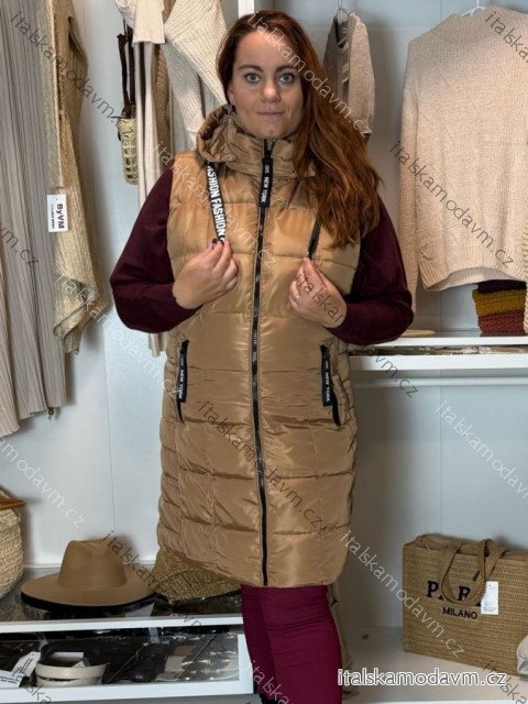 Vesta dlouhá s kapucí dámská nadrozměr (3XL-7XL) SKORP HH-071TOBIG/DU