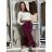 Kalhoty dlouhé s páskem manžestrové dámské SIMONA (XS/S/M ONE SIZE) IMPOZ25LV-25480